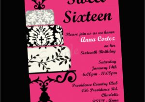 Sixteenth Birthday Invitations Sweet 16 Birthday Invitation Sweet Sixteen Party by