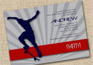 Skateboard Birthday Invitations 7 Best Images Of Printable Birthday Cards for Guys Free