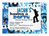 Skateboard Birthday Invitations Free Birthday Party Invitation Templates Dolanpedia