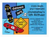 Skateboard Birthday Invitations Skate Skateboard Party Birthday Invitations Zazzle
