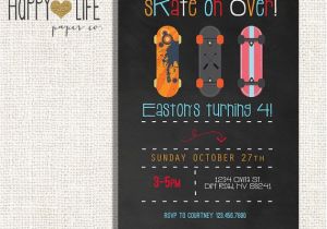 Skateboard Invitations Birthday Party Free Printable Skateboard Birthday Party Invitations