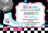 Skating Rink Birthday Invitations Roller Skating Birthday Invitations Ideas Bagvania Free