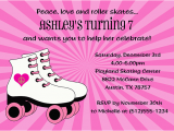 Skating Rink Birthday Invitations Roller Skating Birthday Invitations Ideas Bagvania Free