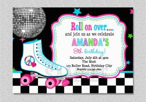 Skating Rink Birthday Party Invitations Skating Party Invitations Party Invitations Templates