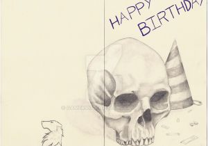 Skull Birthday Cards Skull Birthday Card by Gamermutt On Deviantart
