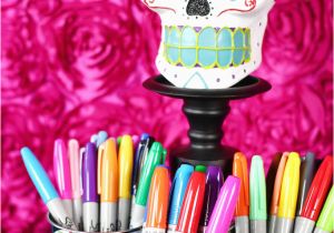 Skull Birthday Decorations Decorate Your Own Day Of the Dead Sugar Skulls soiree