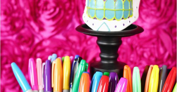 Skull Birthday Decorations Decorate Your Own Day Of the Dead Sugar Skulls soiree