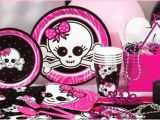 Skull Birthday Decorations Pink Skull Zebra Party Supplies Kids Birthday Parties