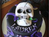 Skull Birthday Decorations Skull Birthday Cake Decorations Www Pixshark Com