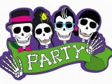 Skull Birthday Decorations Skull Party Day Of the Dead Cutout Decoration by Boland