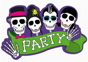 Skull Birthday Decorations Skull Party Day Of the Dead Cutout Decoration by Boland