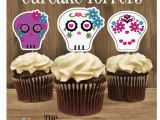 Skull Birthday Decorations Sugar Skull Party Decorations Set Of 12 by thebirthdayhouse