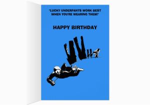 Skydiving Birthday Card Funny Skydiving Birthday Greeting Card Zazzle