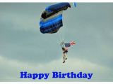Skydiving Birthday Card Skydiver Birthday Card by atlanticcoastimages On Etsy