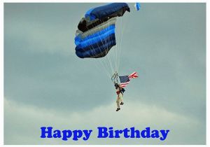 Skydiving Birthday Card Skydiver Birthday Card by atlanticcoastimages On Etsy