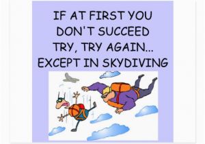 Skydiving Birthday Card Skydiving Postcard Zazzle