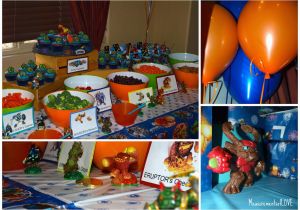 Skylander Birthday Decorations Measurements Of Merriment Skylanders Birthday Party