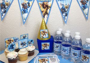 Skylander Birthday Decorations Skylands and Beyond Skylanders Party Pinterest Inspired