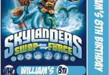 Skylander Birthday Invitations Skylander Swap force Card Birthday Party Invitation