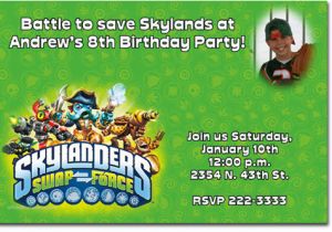 Skylander Birthday Invites Skylander Invitation Wording Party Invitations Ideas