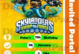 Skylander Birthday Party Invitations Items Similar to Skylanders Swap force Birthday Party