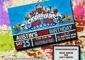 Skylander Birthday Party Invitations Skylanders Invitation Skylanders Birthday Skylanders Party Skylander Birthday Party Invitations Skylanders Invitation Skylanders Birthday Skylanders Party