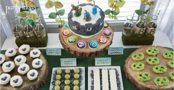 Skylanders Birthday Decorations Skylanders Party Ideas Amy S Party Ideas