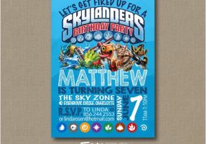 Skylanders Birthday Party Invitations Skylanders Birthday Invitation Skylanders Trap by Emryprints