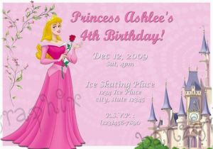 Sleeping Beauty Birthday Invitations Sleeping Beauty Birthday Invitation Digital File