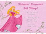 Sleeping Beauty Birthday Invitations Sleeping Beauty Princess Aurora Birthday Invitation