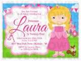 Sleeping Beauty Birthday Party Invitations Princess Aurora Sleeping Beauty Inspired Birthday Invitation