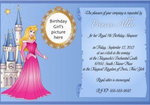 Sleeping Beauty Birthday Party Invitations Sleeping Beauty Birthday Party Invitation Ideas Bagvania