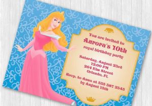 Sleeping Beauty Birthday Party Invitations Sleeping Beauty Party Invitation