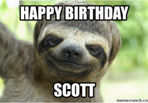 Sloth Happy Birthday Meme This is the Birthday Sloth He Wishes You A Happy Birthday