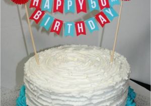 Small Happy Birthday Banner for Cake Happy Birthday Banner Cake Birthday Party Ideas Pinterest