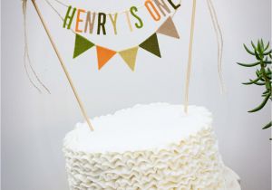 Small Happy Birthday Banner for Cake Personalized Cake Banner Personalized Cake topper Birthday