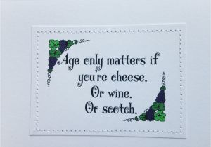 Smart ass Birthday Cards Smart ass Birthday Card Age Only Matters if Youre Cheese or