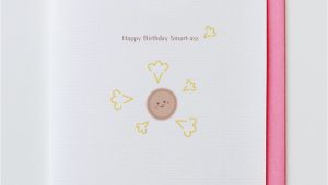 Smart ass Birthday Cards Smart ass Happy Birthday Greeting Card Funny Unique