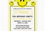 Smiley Face Birthday Invitations 15 Best Smile It 39 S Your Birthday Images On Pinterest