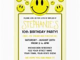 Smiley Face Birthday Invitations 15 Best Smile It 39 S Your Birthday Images On Pinterest