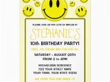 Smiley Face Birthday Invitations 15 Best Smile It 39 S Your Birthday Images On Pinterest