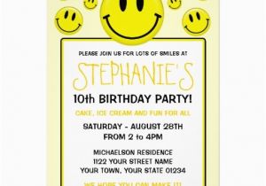 Smiley Face Birthday Invitations 15 Best Smile It 39 S Your Birthday Images On Pinterest