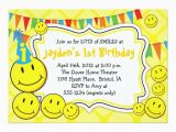 Smiley Face Birthday Invitations Smiley Party Smily Face Party Invitations Zazzle