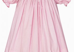 Smocked Birthday Dresses Petit Bebe by Anavini Infant Girls Pink Micro Check