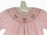 Smocked Birthday Dresses Rosalina Pink Polka Dot Birthday Dress Rosalina Bishop