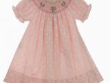 Smocked Birthday Dresses Rosalina Pink Polka Dot Birthday Dress Rosalina Bishop