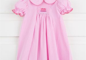 Smocked Birthday Dresses Single Smocked Birthday Dress Pink Gingham Dresses