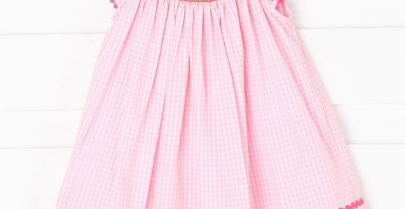 Smocked Birthday Dresses Smocked Birthday Dress Pink Gingham Smocked Auctions