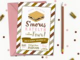 Smores Birthday Party Invitations Smore Birthday Invitation S 39 More Birthday Invitation S