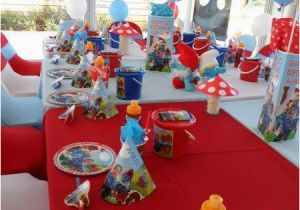 Smurf Decorations for Birthday Party Smurfs Party Supplies
